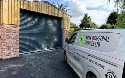 Insulated Electrically Operated Roller Shutter – Installed Lincolnshire